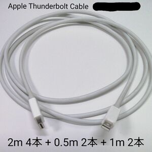 1. Apple Thunderbolt cable 2.0m アップル サンダーボルトケーブル2.0m ジャンク品 セット