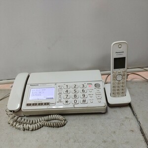Panasonic パナソニック パーソナルファックス　ホワイト　電話　KX-PD303-w 子機 親機 FAX 家庭用【80サイズ】