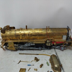 DeAGOSTINI ディアゴスティーニ 蒸気機関車 D51200 鉄道模型 真鍮 ダイキャストゴールドジャンク【100サイズ】の画像3