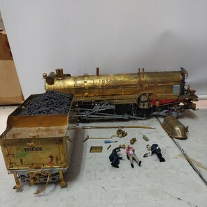 DeAGOSTINI ディアゴスティーニ 蒸気機関車 D51200 鉄道模型 真鍮 ダイキャストゴールドジャンク【100サイズ】の画像1