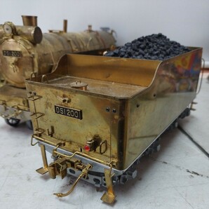 DeAGOSTINI ディアゴスティーニ 蒸気機関車 D51200 鉄道模型 真鍮 ダイキャストゴールドジャンク【100サイズ】の画像6