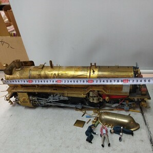 DeAGOSTINI ディアゴスティーニ 蒸気機関車 D51200 鉄道模型 真鍮 ダイキャストゴールドジャンク【100サイズ】の画像8