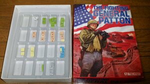 0329T6■ボードゲーム■はしれ!パットン/THE FIGHTING GENERAL PATTON【アド・テクノス/ウォーゲーム/カウンター揃（？）/日本語】【ゆ80】