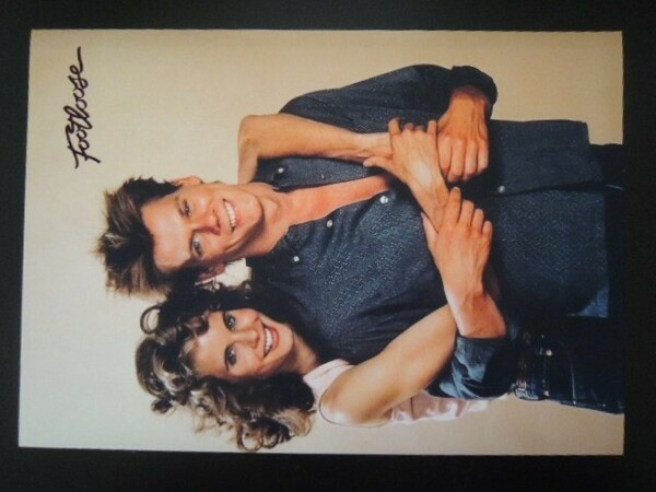 A4 額付き ポスター フットルース Footloose 写真 Kevin Bacon Lori Singer