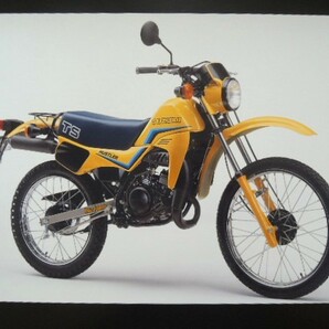 A4 額付き ポスター TS50 ハスラー SUZUKI スズキ HUSTLER 水冷 単気筒 2スト オフロード 原付 50cc バイク 