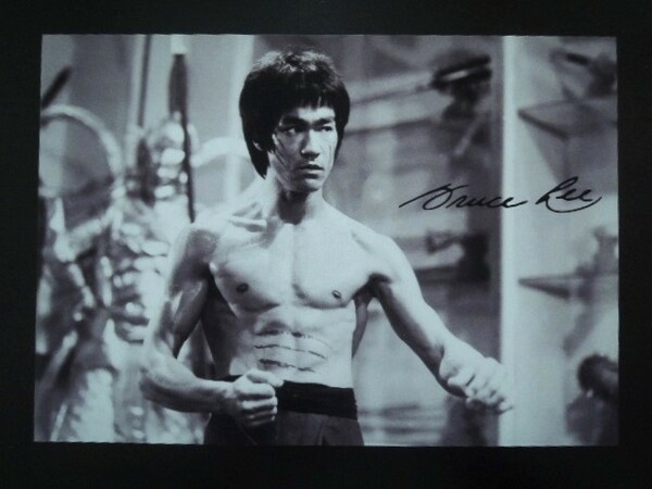 A4 額付き ポスター Bruce Lee ブルースリー 李小龍 Enter the Dragon 燃えよドラゴン 額装済み フォトフレーム