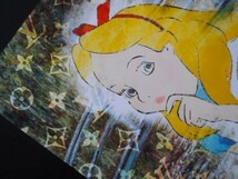 A4 額付き ポスター 不思議の国のアリス Alice's Adventures in Wonderland アリス LV モノグラム _画像3
