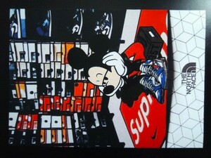 A4 額付き ポスター ミッキーマウス Mickey Mouse スニーカー 部屋 バスケ アート 