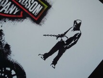 A4 額付き ポスター banksy バイク 犬 ストリートアート キースへリング バンクシー_画像3