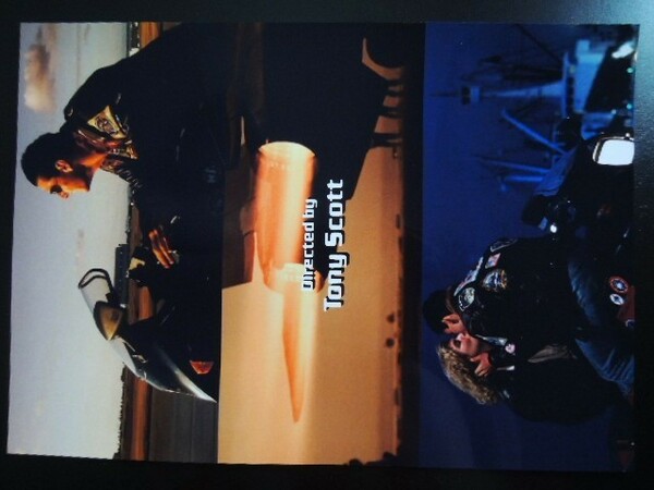 A4 額付き ポスター TOP GUN トニースコット 1986 トムクルーズ 胸熱 バイク 戦闘機 アフターバーナー トップガン 映画