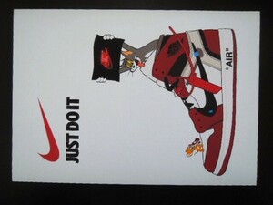 A4 額付き ポスター トムとジェリー NIKE AIR JORDAN 1 エアジョーダン JUST DO IT スニーカー ストリートアート