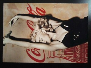 A4 額付き ポスター マドンナ コーラ Madonna Coca-Cola Coke コカコーラ 写真 アート 額装済み フォトフレーム