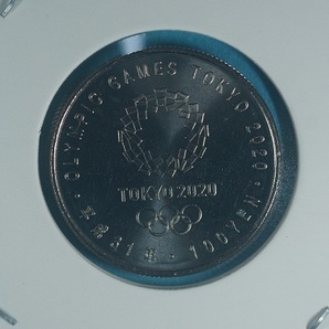 記念硬貨 2020年東京五輪記念100円クラッド貨幣第２次 サーフィンの画像2