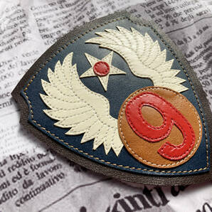 ＝★Leather craft★第9空軍章 -Ninth Airforce- Patch★＝(Pedestal Type)の画像2