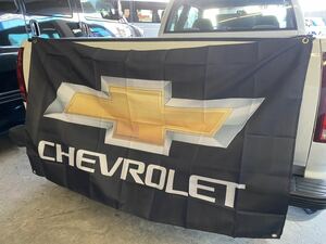 CHEVROLET ロゴ シボレー バーナー フラッグ 旗 ガレージ 雑貨 アメリカン 装飾 看板 旗 グッツ ポスター インテリア 150×90 通し4つ