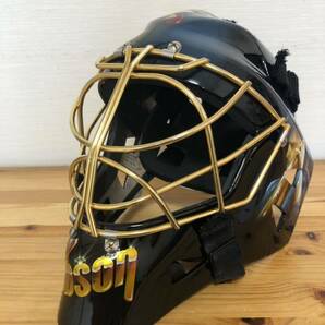 【激レア】アイスホッケー ゴーリーマスク EDDY CUSTOM KEVLER シニア GK ハイエンド プロレベル ケブラー NHL ベルフォア ポトビンの画像1