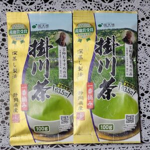 国太楼 深蒸し一番摘み掛川茶 100g×2袋