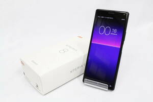 美品 スマホ Xperia8 エクスペリア SOV42 ブラック SIMロック解除手続き済み au利用制限○ 動作確認済 2307-K0257K(NT)