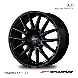 SCHNEIDER/SQ27 ハリアー 60系前期 G'S アルミホイール 1本 【18×8.0J 5-114.3 INSET42 メタリックブラック】