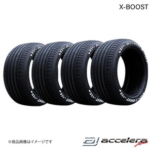 ACCELERA アクセレラ 225/50R18 C 107/105 S X-BOOST(OWL) サマータイヤ 4本 タイヤ単品