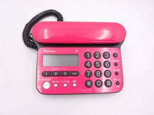 NI126/ Pioneer digital cordless answer phone machine parent machine only /TF-LU167-CP TF-SD15S-CP Cherry pink /Pioneer telephone storage goods 