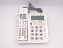 NI127/動作品 シャープ デジタル コードレス 電話機 親機 子機/JD-G56 JD-KS111 充電器 付/SHARP 電話 保管品_画像3