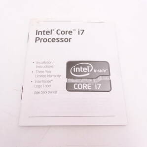 AA1523/インテル CPU CORE i7-3770K 3.5GHz/プロセッサー 箱 取説 付/intel 保管品 の画像8