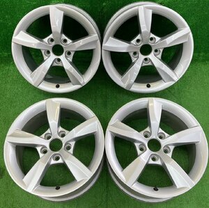 ◇ オーナメント欠品 程度良好！AUDI アウディ 4G系 A6純正 16×7.5J +37 5H/112 車検用や純正戻しに！札幌市南区発 店頭引取大歓迎！◇