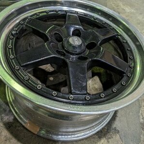 Ж【小樽店】ヤフオク限定商品！当時物 SSRロンシャンXR-4Z 黒ディスク【17×9J+25 114.3/5H】セド、グロ等へ！激熱サイズ 現状販売Жの画像3