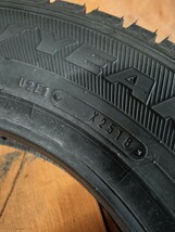 【G0430】未使用タイヤ GOODYEAR ICENAVI6 145/80R13 スタッドレスタイヤ1本のみ_画像5