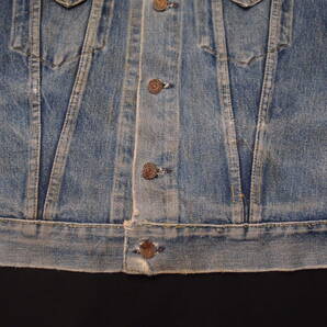 ◆古着卸USA■LEVI's 557 XX ☆デニム☆ジャケット★★★  サードXX オリジナル  ビンテージ 胸フラップ裏生地 アメリカ直輸入の画像5