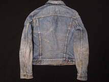 ◆古着卸USA■LEVI's 557 XX ☆デニム☆ジャケット★★★ 　サードXX　オリジナル 　ビンテージ　胸フラップ裏生地　アメリカ直輸入_画像10