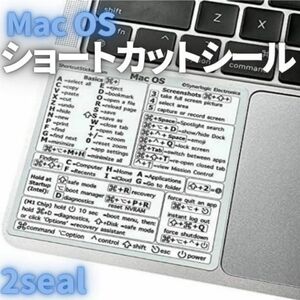 MacOSキーボードショートカット（白2枚）PC効率化 高校 MOS 商業