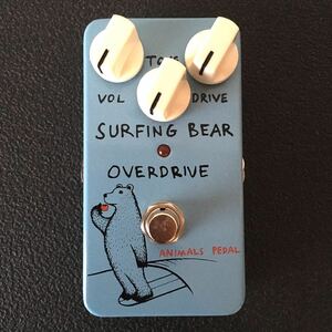 ★美品★Animals Pedal Surfing Bear Overdrive★アニマルズペダル★Over Drive オーバードライブ★TS★チューブスクリーマー★歪み系★