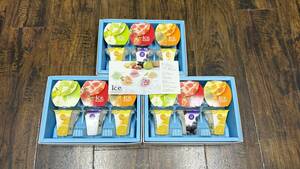 瀬戸内から北海道まで、フルーツとヨーグルトの絶妙なマリアージュ アイスデザートコレクション6個入×3箱-L256