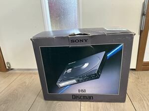 【動作未確認】SONY ソニー Diskman ディスクマン ポータブルCDプレイヤー D-150 ポータブルオーディオ ブラック