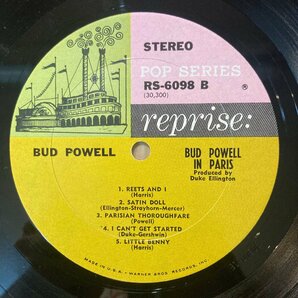 BUD POWELL /IN PARIS /RS6098 /US-ORIGINAL★送料着払い★URTの画像4