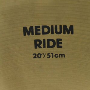 Zildjian/ジルジャン ライドシンバル MEDIUM RIDE 20インチ②の画像3