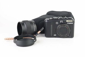 Canon PowerShot キヤノン パワーショット G9 コンパクトデジタルカメラ + LA-DC58H コンバージョンレンズアダプター付き★F