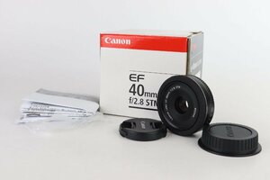 Canon キヤノン EF 40mm F2.8 STM 薄型・軽量なパンケーキレンズ ★F