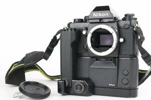 Nikon ニコン F3 フィルム一眼レフカメラ + MD-4 モータードライブ付き ★F