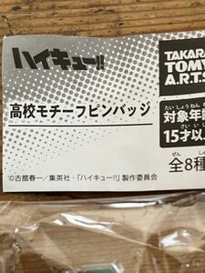 ハイキュー ガチャ 高校モチーフピンバッジ 伊達工