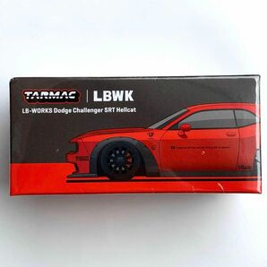 相場最安値　12時間以内発送　ターマックワークス1/64 ダッジ チャレンジャー　SRT Hellcat 赤