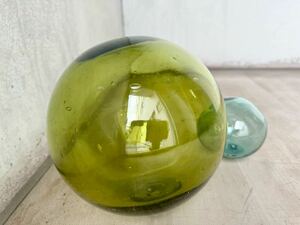 レトロ　アンティーク　ガラス　浮き球　ビン玉　漁具　（0809