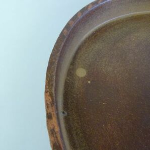 [IM] 鉢受け皿 陶器 大皿 平皿 深皿 直径約44.5ｃｍ 重量約5ｋｇの画像7