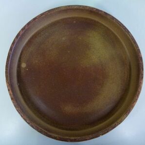 [IM] 鉢受け皿 陶器 大皿 平皿 深皿 直径約44.5ｃｍ 重量約5ｋｇの画像3