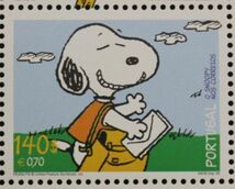 [SJ] 切手　スヌーピー　PEANUTS　ピーナッツ 　3.21ユーロ分　snoopy nos correios　ポルトガル　③_画像7