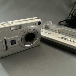 CASIO カシオ EXILIM コンパクトデジタルカメラ EX-Z55 シルバー の画像1