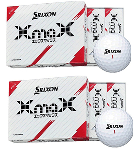 新品未使用　スリクソン　XMAX　ボール　ホワイト　2ダース