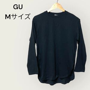 GU　ジーユー　Tシャツ 長袖 黒　Ｓサイズ　オーバーサイズ